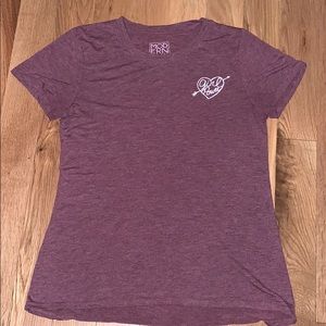 “girl power” purple tee
